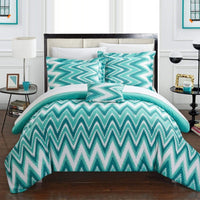 Chic Home Bella 4 Piece Reversible Comforter Set 
