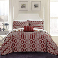Chic Home Belmont 4 Piece Cotton Duvet Cover Set 