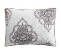 Chic Home Bentley 8 Piece Cotton Jacquard Quilt Set 