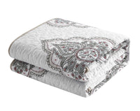 Chic Home Bentley 8 Piece Cotton Jacquard Quilt Set 