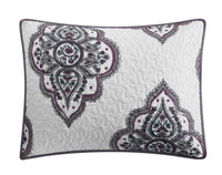 Chic Home Bentley 8 Piece Cotton Jacquard Quilt Set 