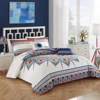 Chic Home Bethany 5 Piece Cotton Comforter Set Queen