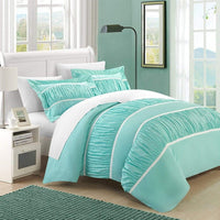 Chic Home Betsy 3 Piece Ruffled Duvet Cover Set 