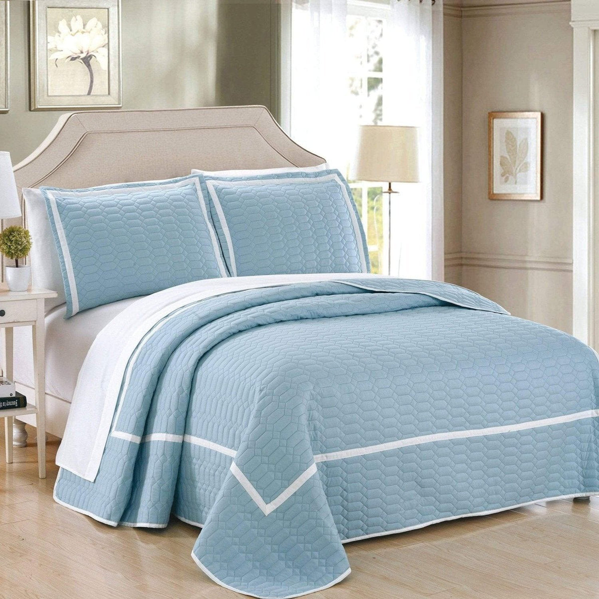 Chic Home Birmingham 7 Piece Hotel Quilt Set 