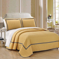 Chic Home Birmingham 7 Piece Hotel Quilt Set 