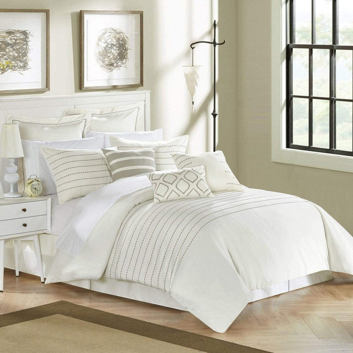 Chic Home Brenton 13 Piece Embroidered Comforter Set 