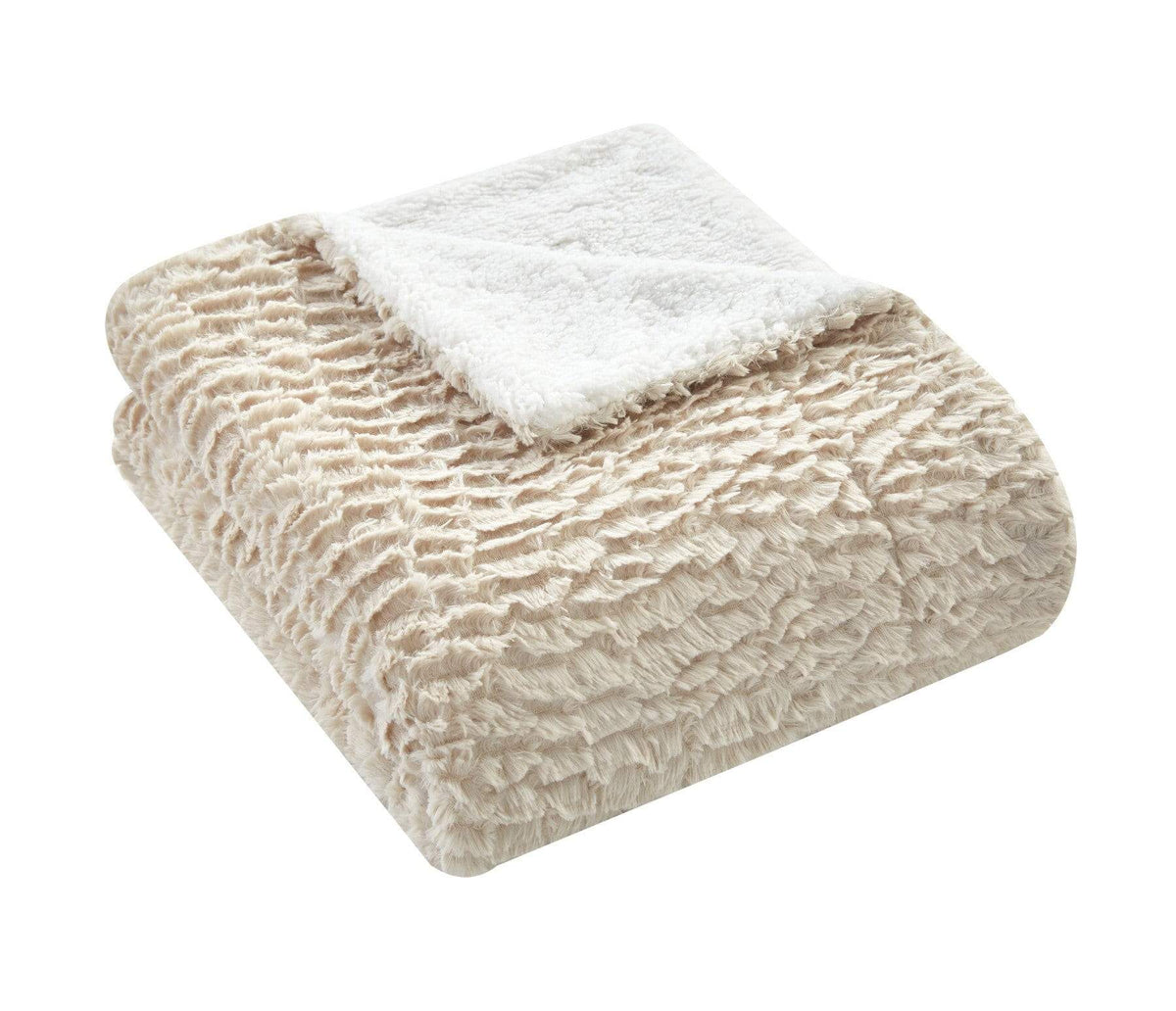 Chic Home Brianna Throw Blanket Cozy Super Soft Ultra Plush Decorative Shaggy Faux Fur Sherpa Lined 