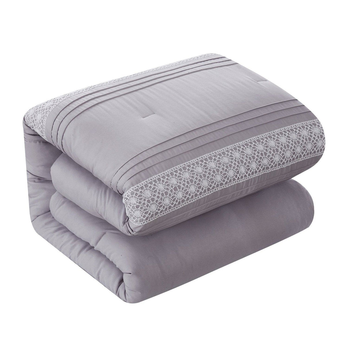 Chic Home Brice 9 Piece Pleated Comforter Set 