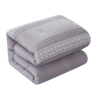 Chic Home Brice 9 Piece Pleated Comforter Set 