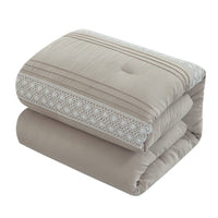 Chic Home Brice 9 Piece Pleated Comforter Set 