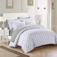 Chic Home Brooklyn 3 Piece Reversible Duvet Cover Set 