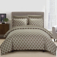Chic Home Brooklyn 3 Piece Reversible Duvet Cover Set 