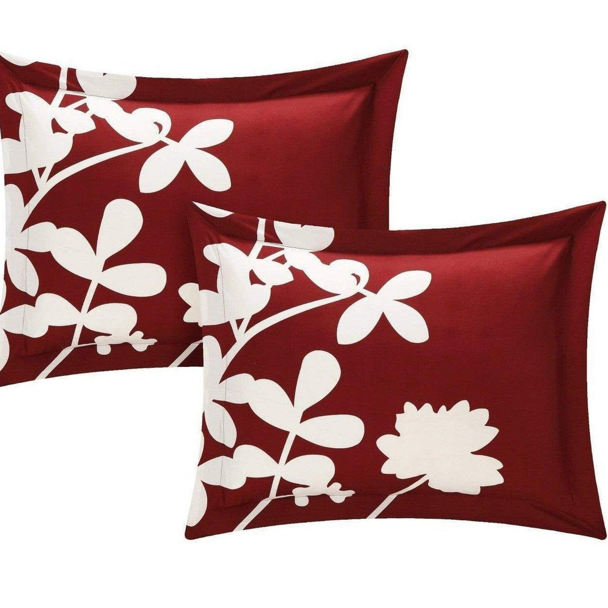 Chic Home Calla Lily 7 Piece Floral Duvet Cover Set 