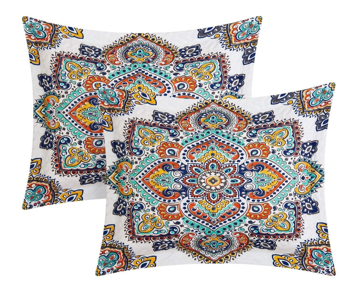 Chic Home Chagit 4 Piece Boho Quilt Set 