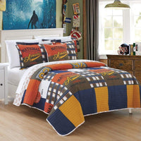 Chic Home Champion 4 Piece Kids Quilt Set 