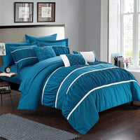 Chic Home Cheryl 10 Piece Pleated Comforter Set 