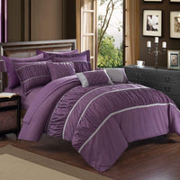 Chic Home Cheryl 10 Piece Pleated Comforter Set 