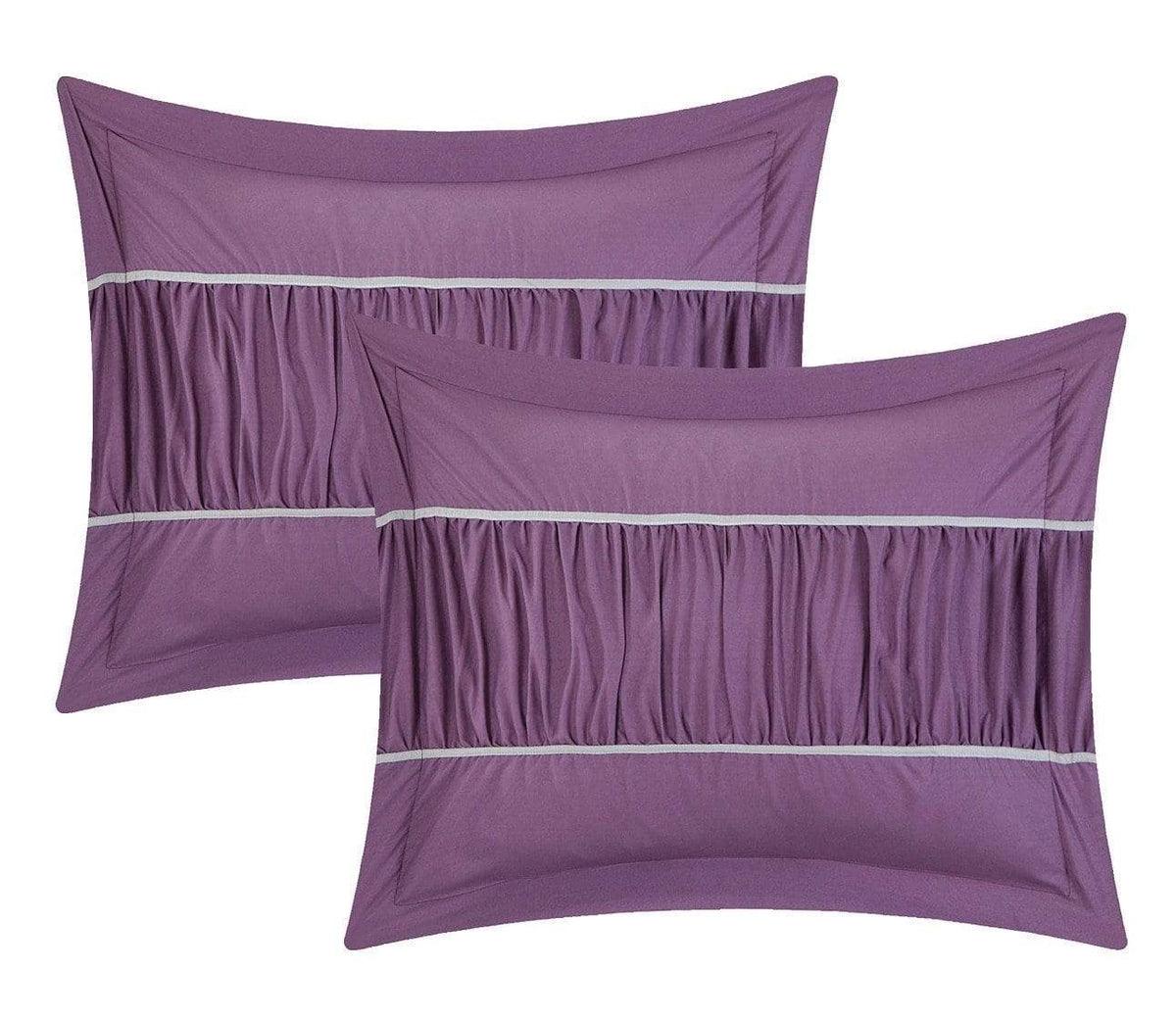 Chic Home Cheryl 10 Piece Pleated Comforter Set 