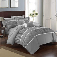 Chic Home Cheryl 10 Piece Pleated Comforter Set 
