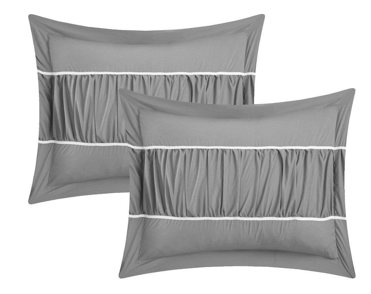 Chic Home Cheryl 10 Piece Pleated Comforter Set 