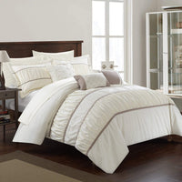 Chic Home Cheryl 10 Piece Pleated Comforter Set 