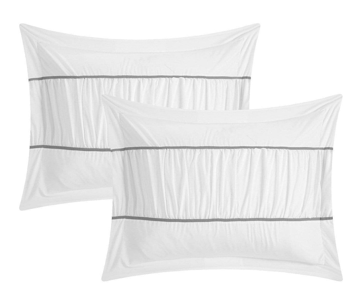 Chic Home Cheryl 10 Piece Pleated Comforter Set 