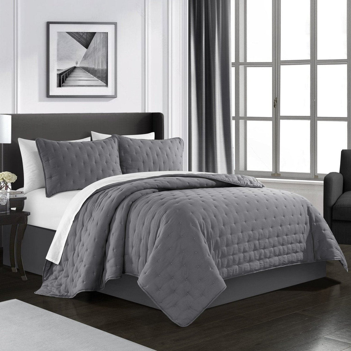 Chic Home Chyle 3 Piece Tufted Quilt Set 