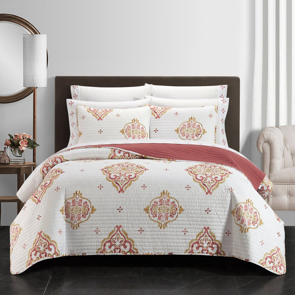 Chic Home Citroen 9 Piece Scroll Quilt Set Twin