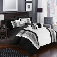 Chic Home Clayton 10 Piece Pintuck Comforter Set 
