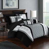 Chic Home Clayton 10 Piece Pintuck Comforter Set 