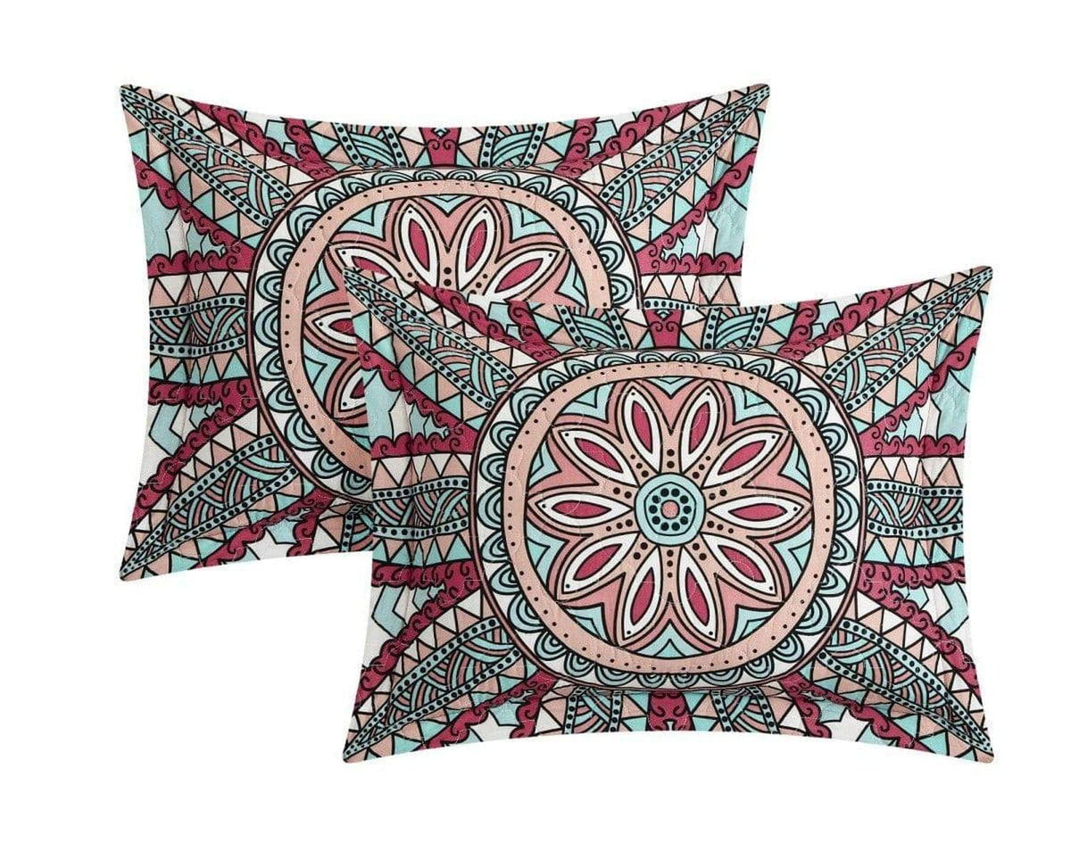 Chic Home Collin 4 Piece Cotton Quilt Set 
