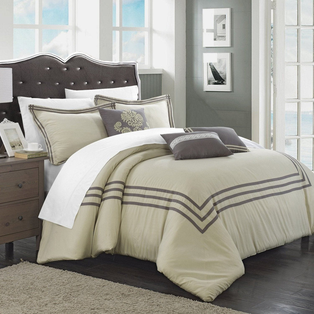 Chic Home Cosmo 12 Piece Hotel Comforter Set 