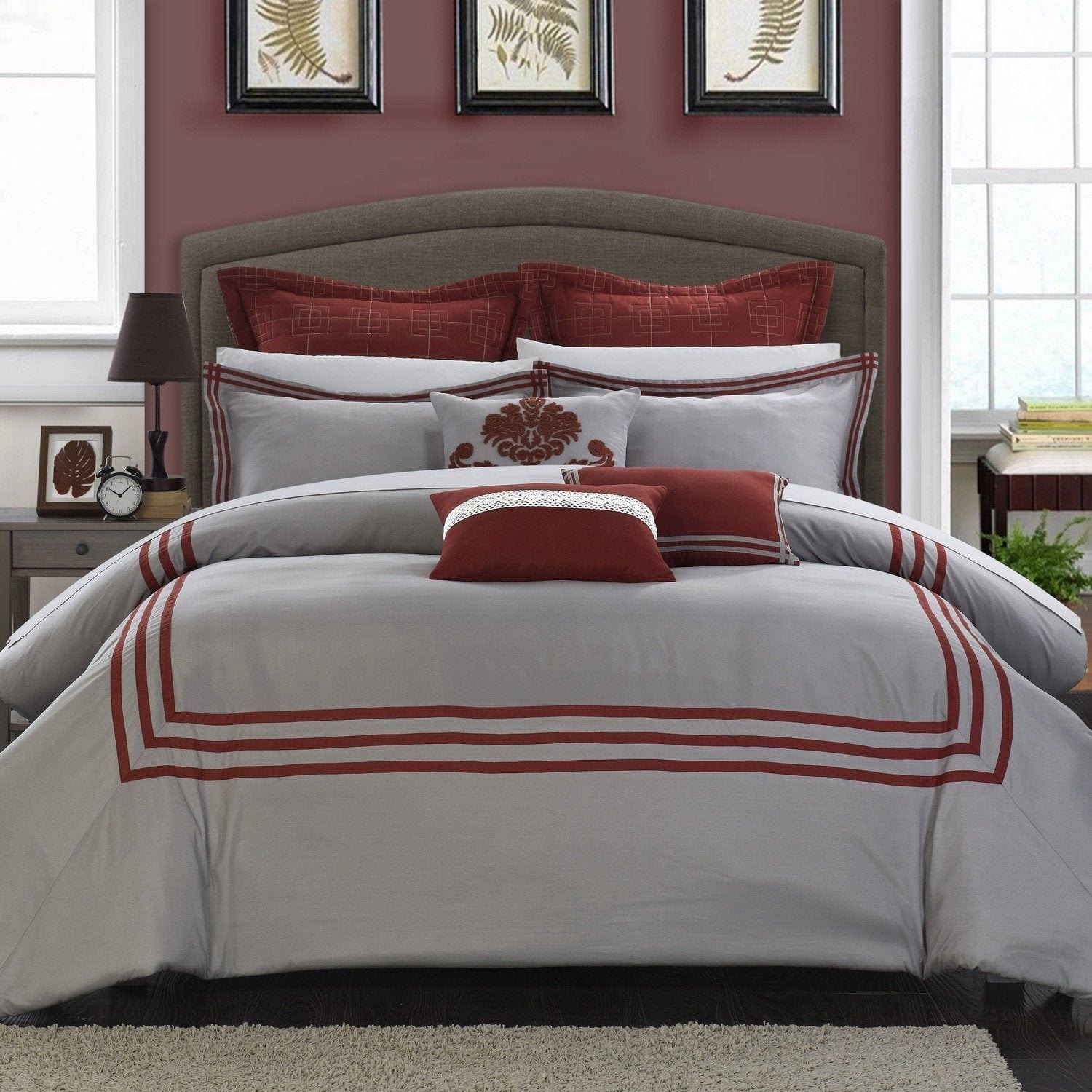 Chic Home Cosmo Piece Contemporary Hotel Comforter Set Bedding