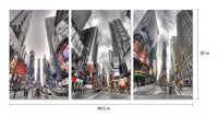 Chic Home Citylife 3 Piece Set Wrapped Canvas Wall Art Giclee Print New York Times Square 