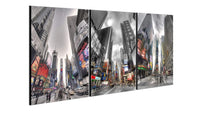 Chic Home Citylife 3 Piece Set Wrapped Canvas Wall Art Giclee Print New York Times Square 