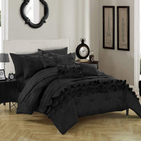 Chic Home Denver 10 Piece Ruffled Comforter Set 