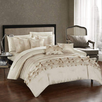 Chic Home Denver 10 Piece Ruffled Comforter Set 