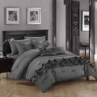Chic Home Denver 10 Piece Ruffled Comforter Set 