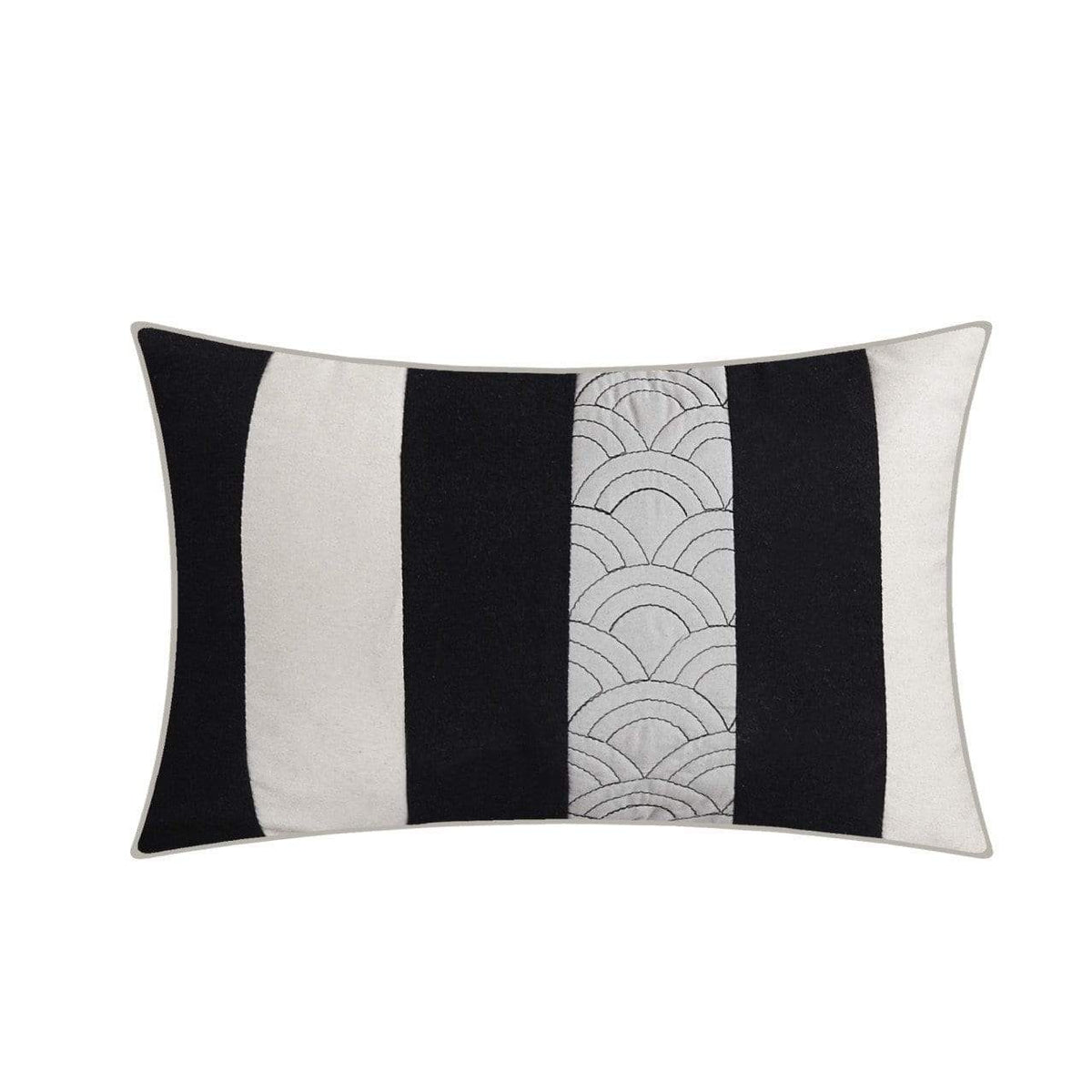 Chic Home Diamante 8 Piece Color Block Comforter Set 