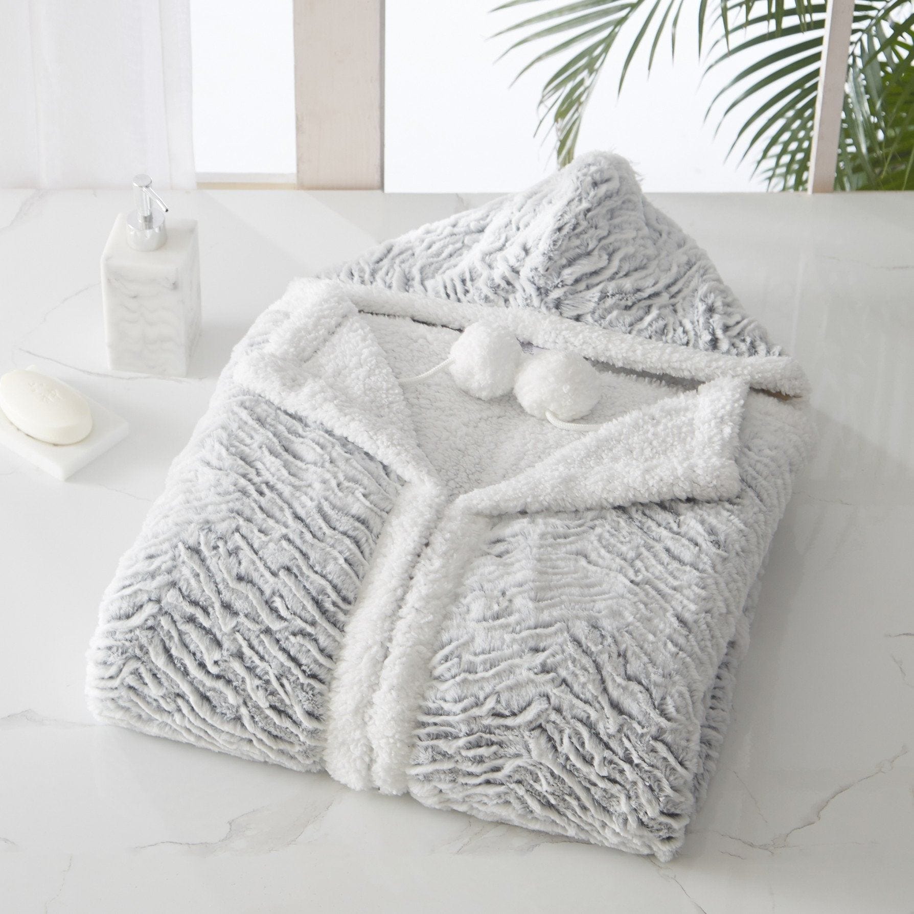Chic home hooded 2025 snuggle