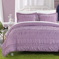 Chic Home Dreamer 3 Piece Ruffled Quilt Set 