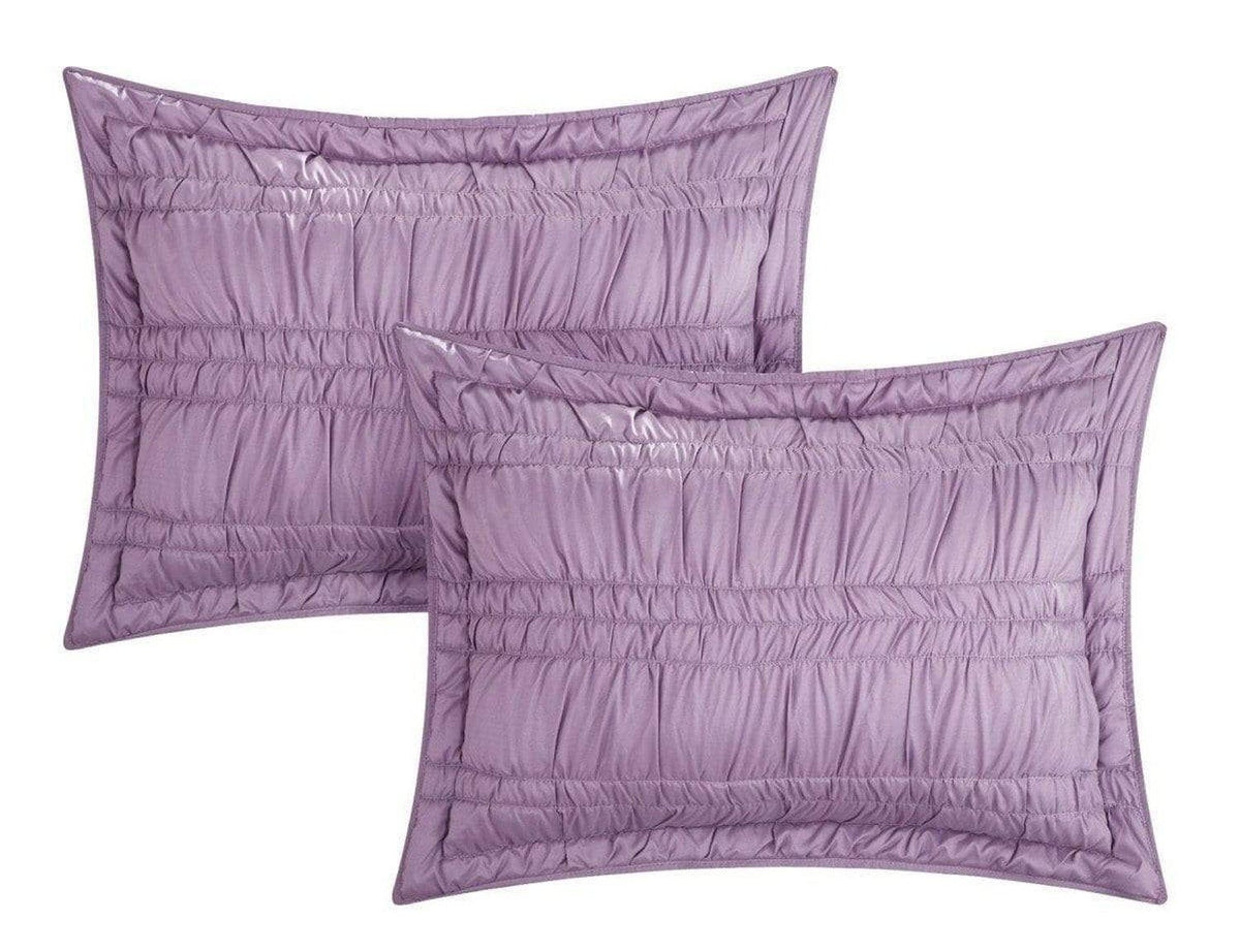 Chic Home Dreamer 3 Piece Ruffled Quilt Set 
