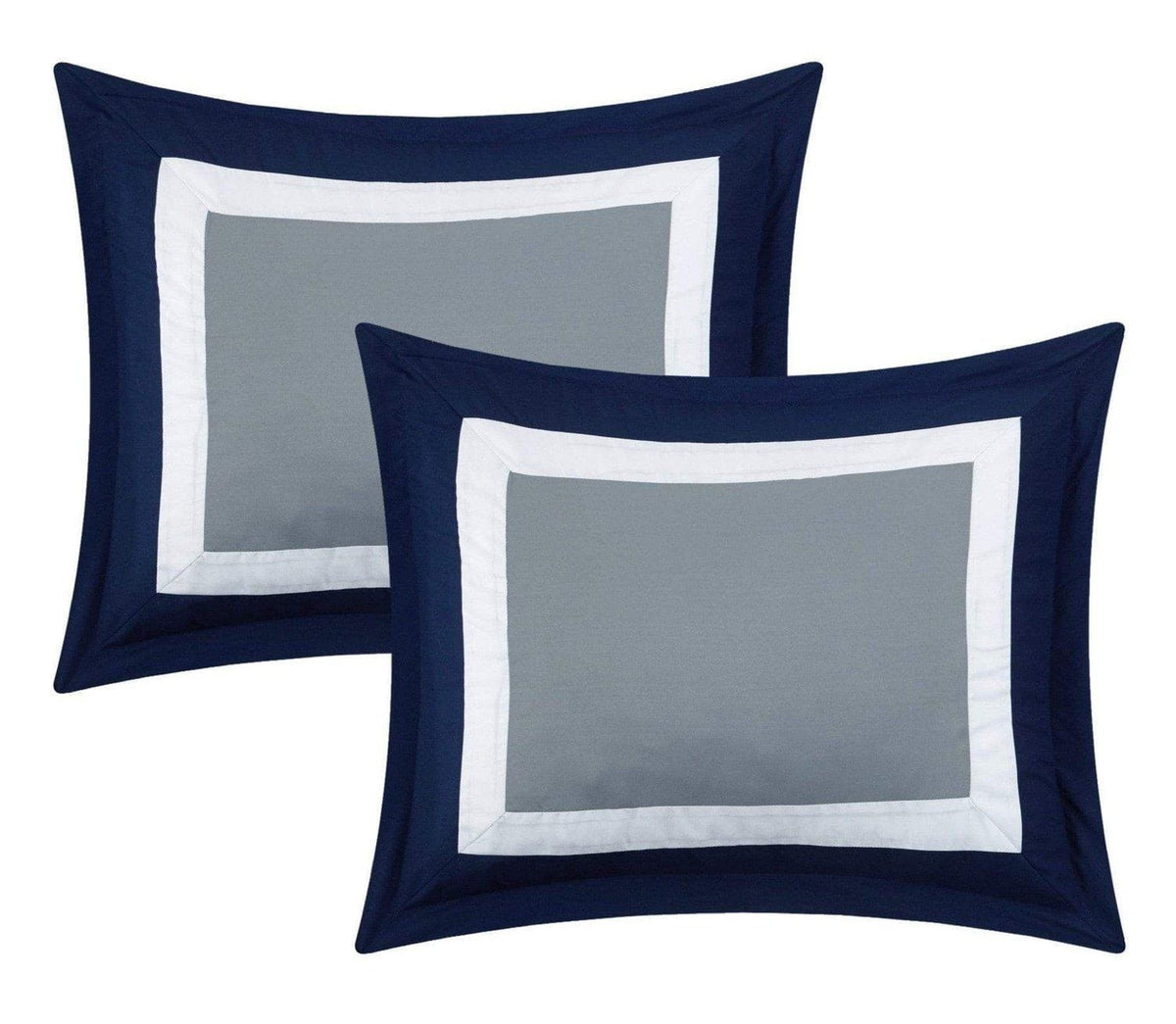Chic Home Duke 10 Piece Color Block Comforter Set 