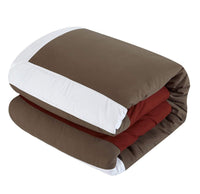 Chic Home Duke 10 Piece Color Block Comforter Set 