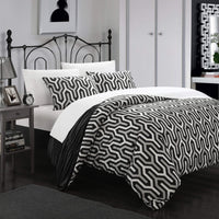 Chic Home Elissa 7 Piece Reversible Duvet Cover Set 