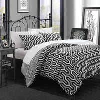 Chic Home Elissa 7 Piece Reversible Duvet Cover Set 