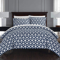 Chic Home Elizabeth 9 Piece Reversible Duvet Cover Set 