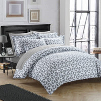 Chic Home Elizabeth 9 Piece Reversible Duvet Cover Set 