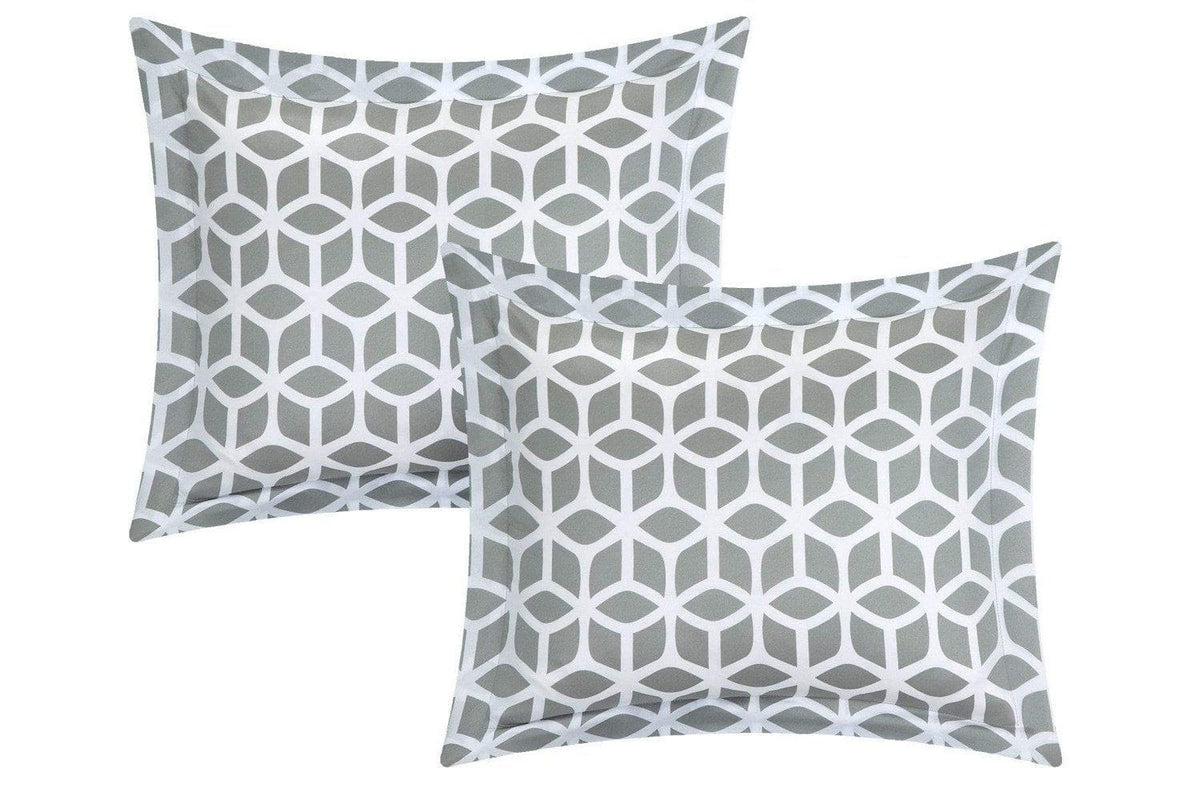 Chic Home Elizabeth 9 Piece Reversible Duvet Cover Set 