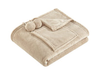 Chic Home Elke Plush Faux Fur Fleece Wrap 